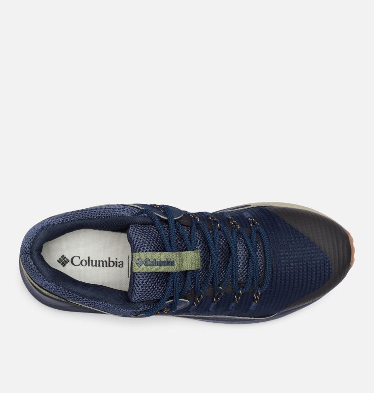 Men's Trailstorm Waterproof Shoe, Color: Collegiate Navy, Mosstone, image 3