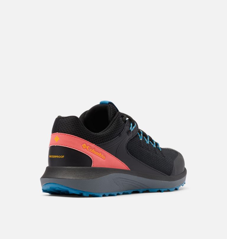 Women’s Trailstorm Waterproof Walking Shoe, Color: Black, Bright Marigold, image 9