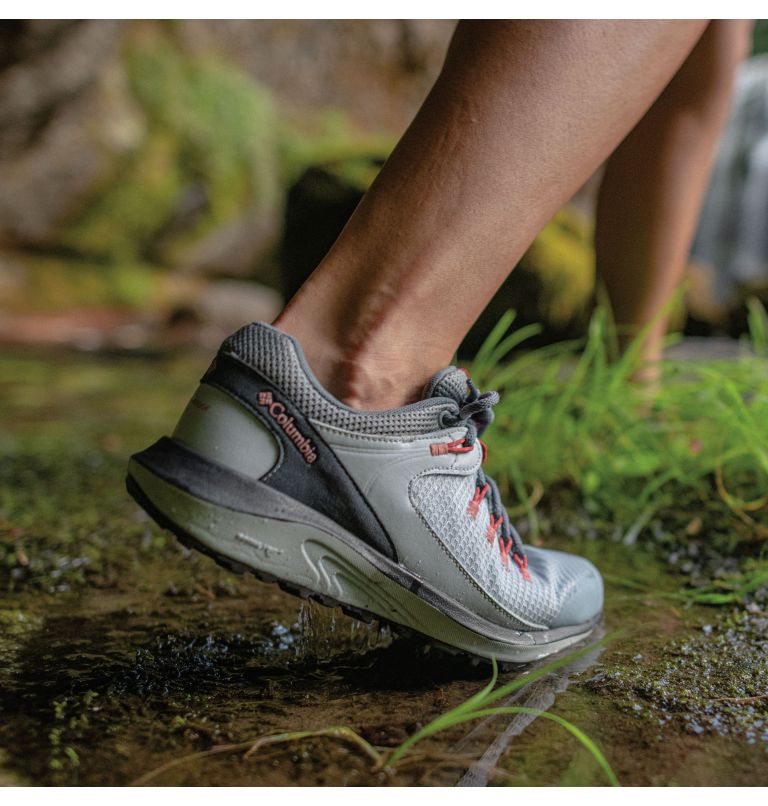 Women's Trailstorm Waterproof Shoe, Color: Cirrus Grey, Sandalwood Pink