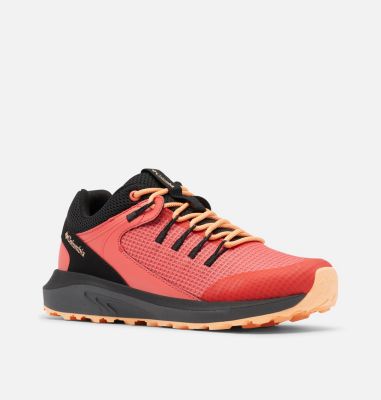 Women&rsquo;s Trailstorm&trade; Waterproof Walking Shoe TRAILSTORM&trade; WATERPROOF | 053 | 6.5, Red Coral, Peach, 3/4 front