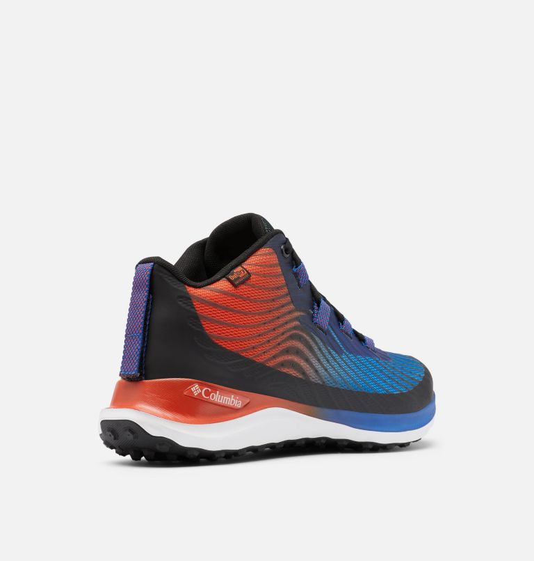 Men's Escape Summit OutDry Trail Shoe, Color: Bright Indigo, Autumn Orange, image 9