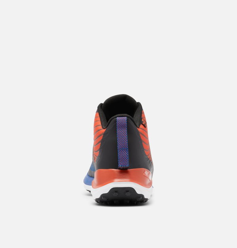 Men's Escape Summit OutDry Trail Shoe, Color: Bright Indigo, Autumn Orange, image 8