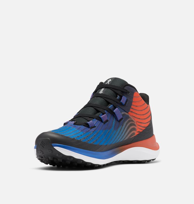 Men's Escape Summit OutDry Trail Shoe, Color: Bright Indigo, Autumn Orange, image 6