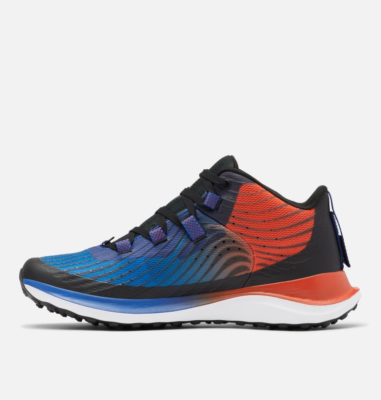 Men's Escape Summit OutDry Trail Shoe, Color: Bright Indigo, Autumn Orange, image 5