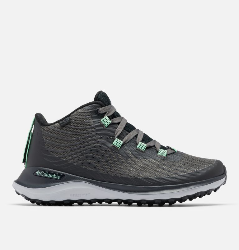 Women’s Escape Summit Outdry Walking Shoe, Color: Dark Grey, Vivid Mint, image 1