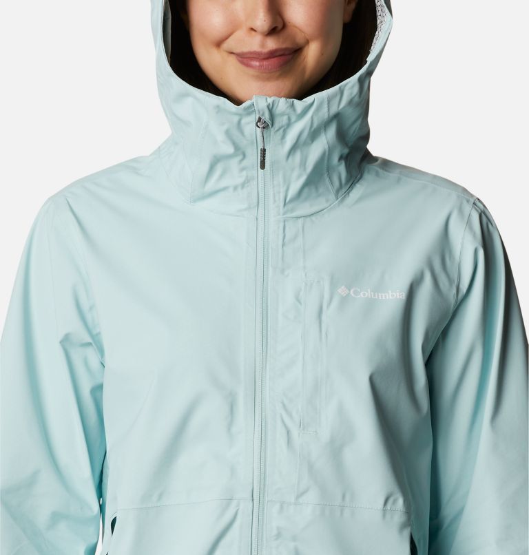 Women's Omni-Tech Ampli-Dry Shell Jacket, Color: Icy Morn, image 4