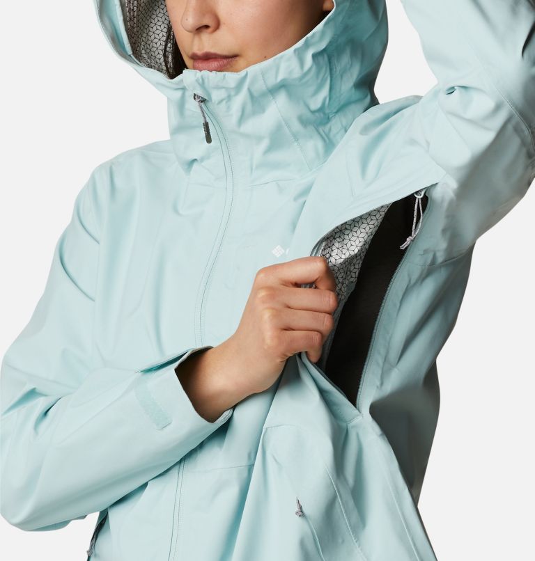 Thumbnail: Women's Omni-Tech Ampli-Dry Shell Jacket, Color: Icy Morn, image 6