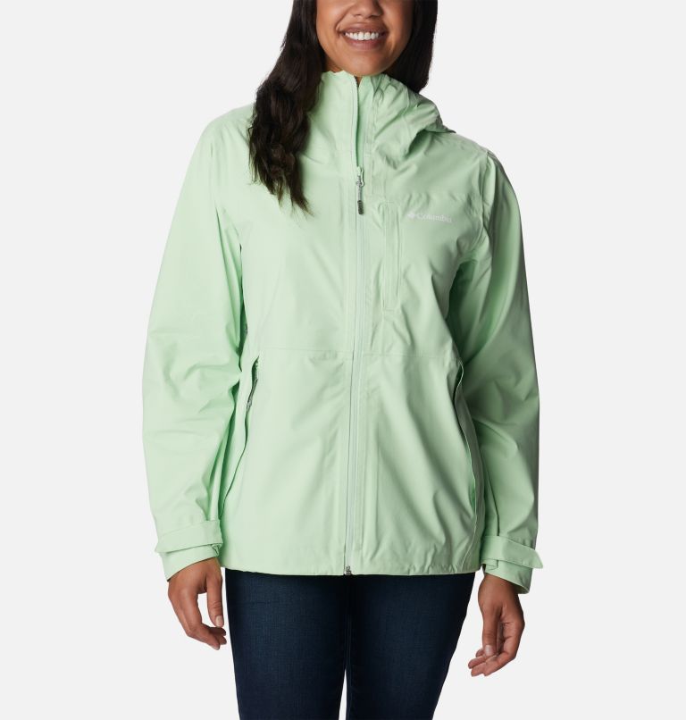 COLUMBIA Titanium Women’s Omni-Tech 3-in-1 Interchange Jacket Small Blue  White