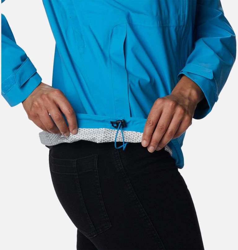 Thumbnail: Women's Omni-Tech Ampli-Dry Shell Jacket, Color: Blue Chill, image 8