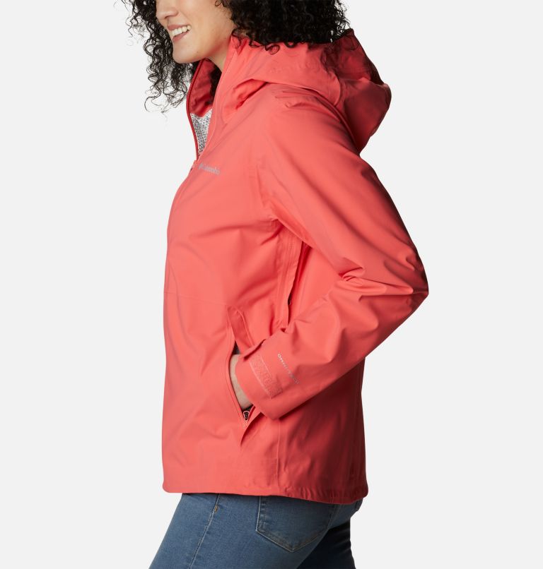 Thumbnail: Manteau imperméable Omni-Tech Ampli-Dry pour femme, Color: Blush Pink, image 3