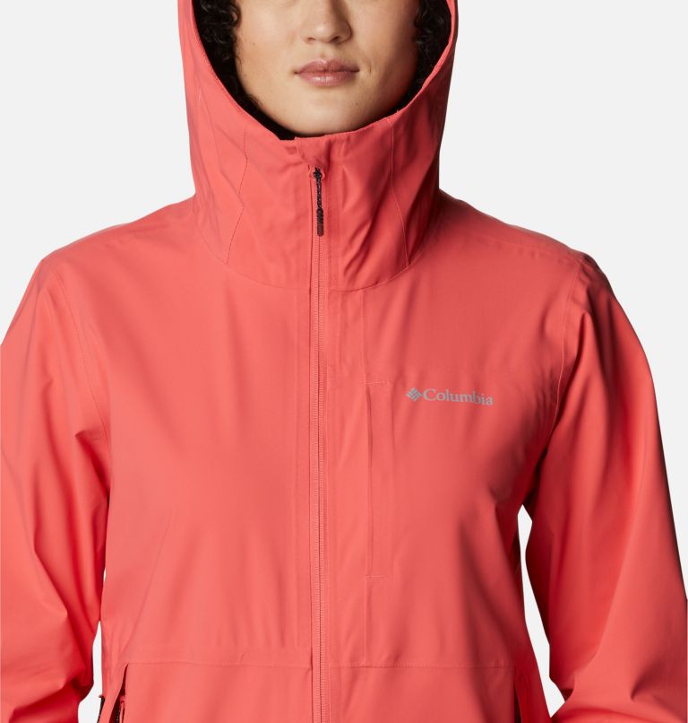 Thumbnail: Manteau imperméable Omni-Tech Ampli-Dry pour femme, Color: Blush Pink, image 4