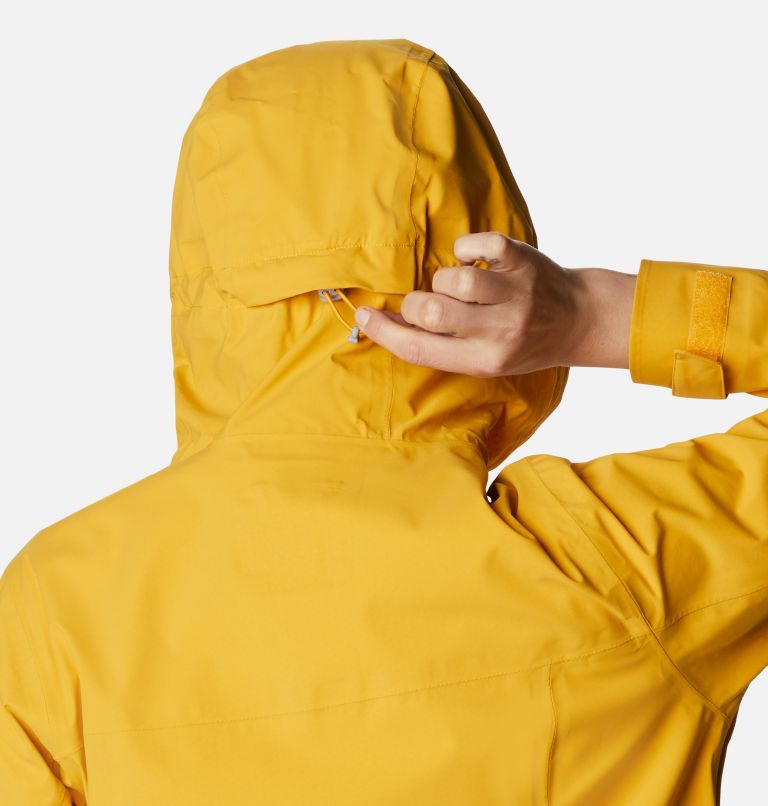 Women's Omni-Tech Ampli-Dry Rain Shell, Color: Bright Gold, image 6