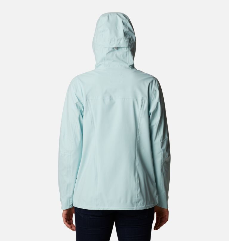 Thumbnail: Chaqueta shell impermeable Ampli-Dry para mujer, Color: Icy Morn, image 2