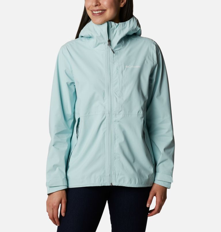 Chaqueta shell impermeable Ampli-Dry para mujer, Color: Icy Morn, image 1