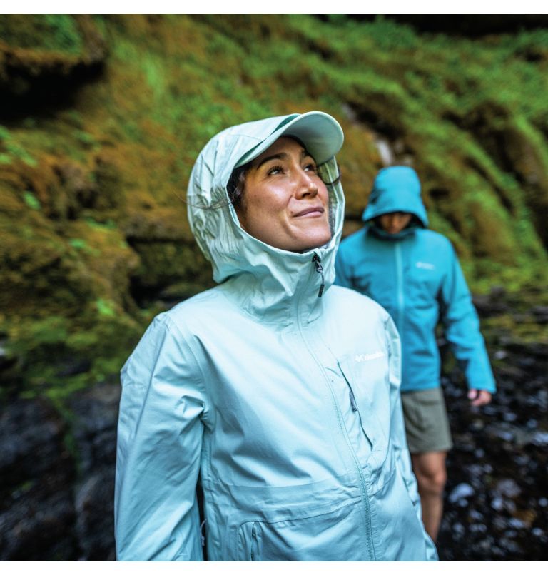 Women’s Ampli-Dry Waterproof Shell Walking Jacket - 2023 COLLECTION, Color: Icy Morn, image 11