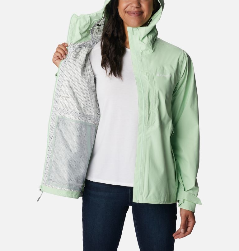 Thumbnail: Chaqueta shell impermeable Ampli-Dry para mujer, Color: Key West, image 5