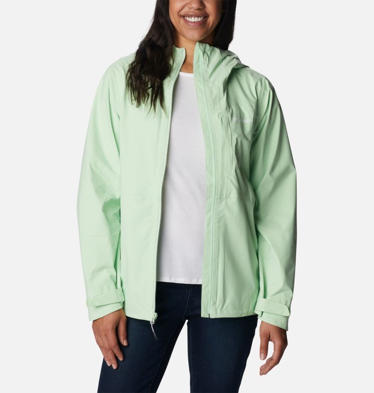 Thumbnail: Chaqueta shell impermeable Ampli-Dry para mujer, Color: Key West, image 6
