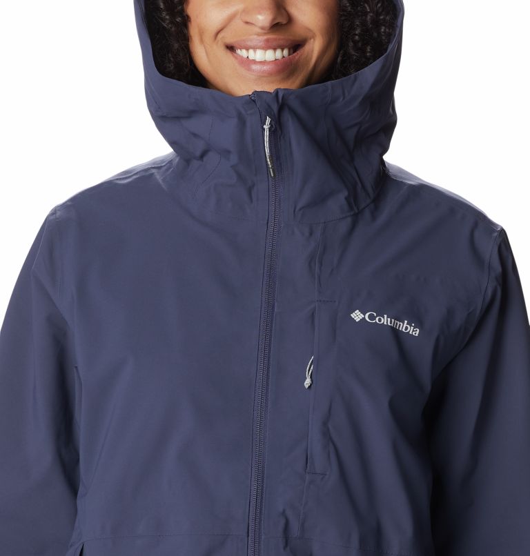 Thumbnail: Chaqueta shell impermeable Ampli-Dry para mujer, Color: Nocturnal, image 4