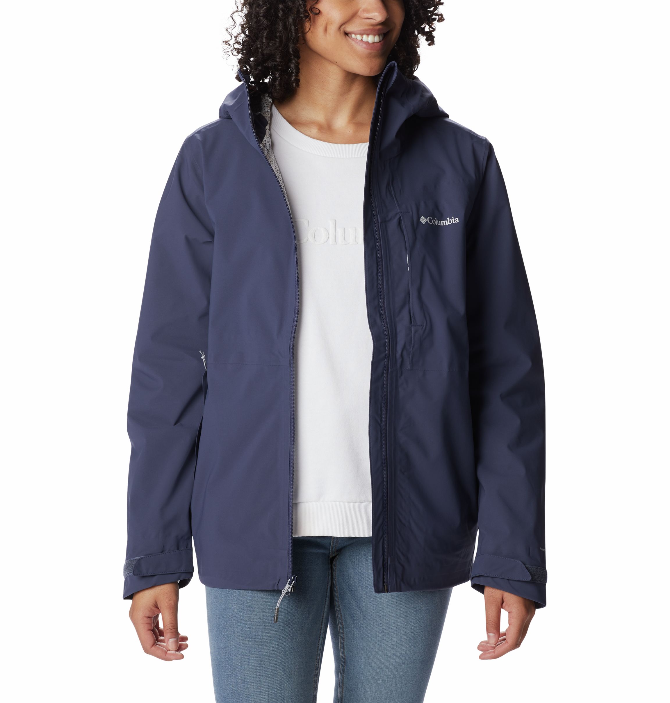 Light blue columbia jacket sale