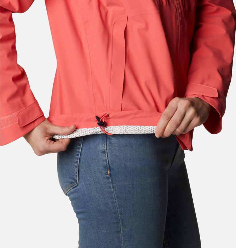 Women’s Ampli-Dry Waterproof Shell Walking Jacket, Color: Blush Pink, image 7