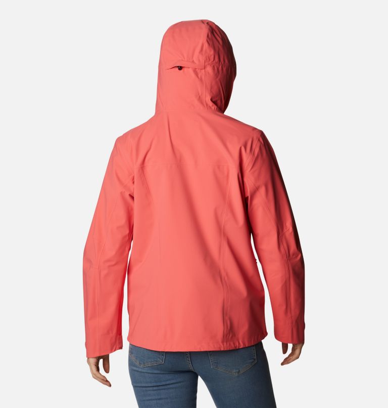 Thumbnail: Women’s Ampli-Dry Waterproof Shell Walking Jacket, Color: Blush Pink, image 2