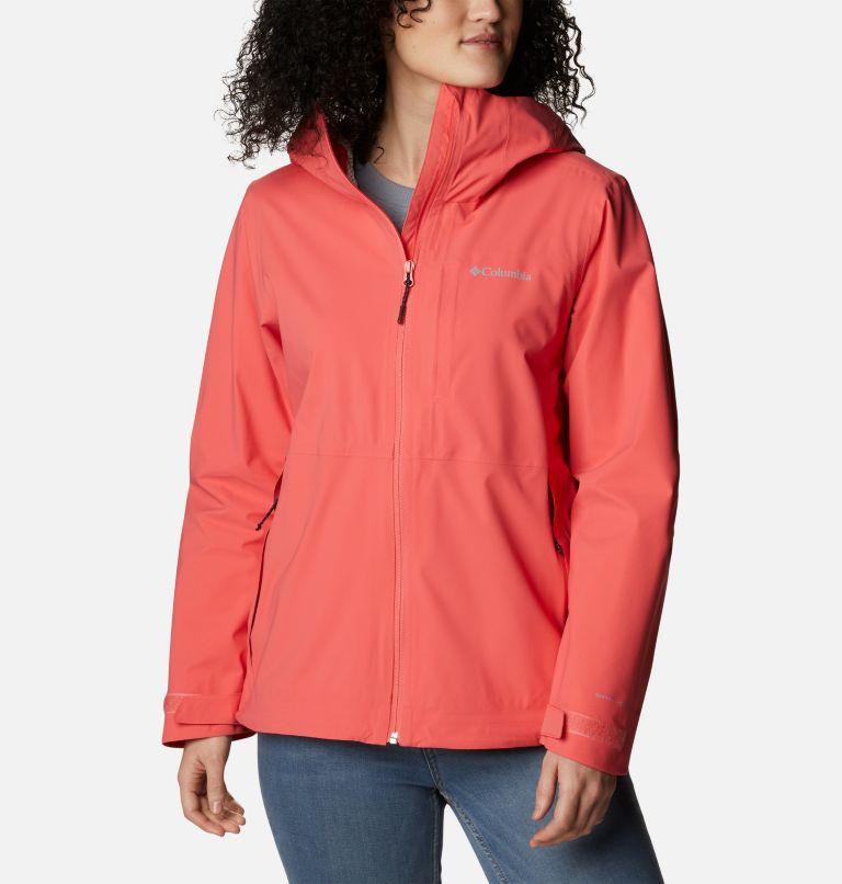 Women’s Ampli-Dry Waterproof Shell Walking Jacket, Color: Blush Pink, image 1