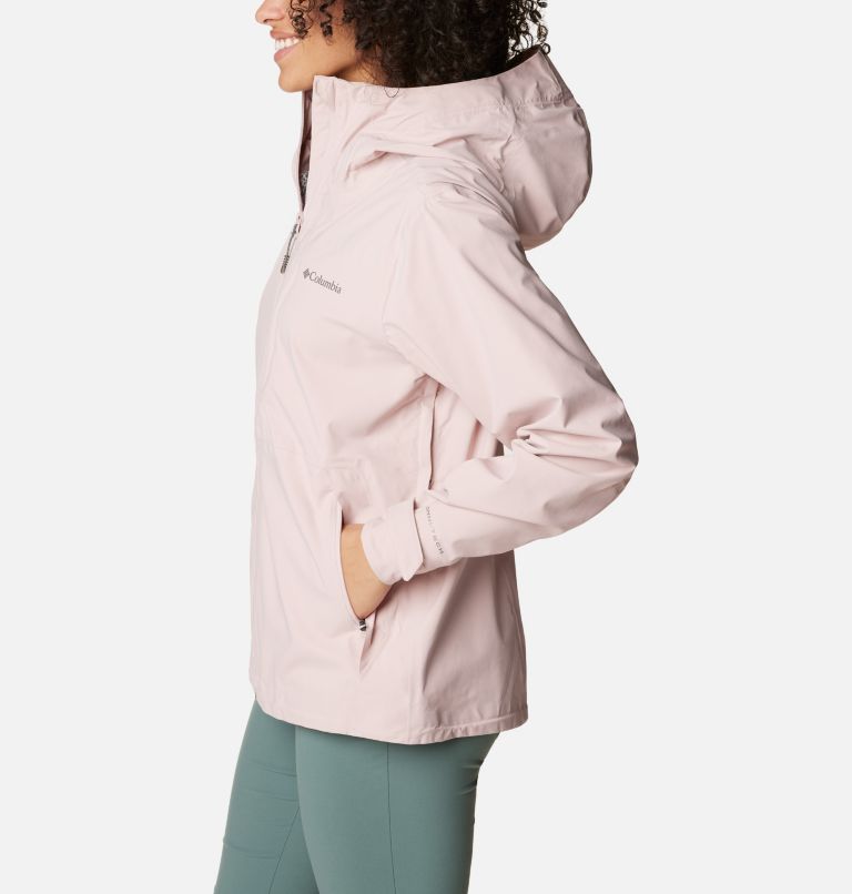 Women’s Ampli-Dry Waterproof Shell Walking Jacket, Color: Dusty Pink, image 3