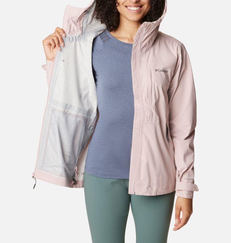 Women’s Ampli-Dry Waterproof Shell Walking Jacket, Color: Dusty Pink, image 5