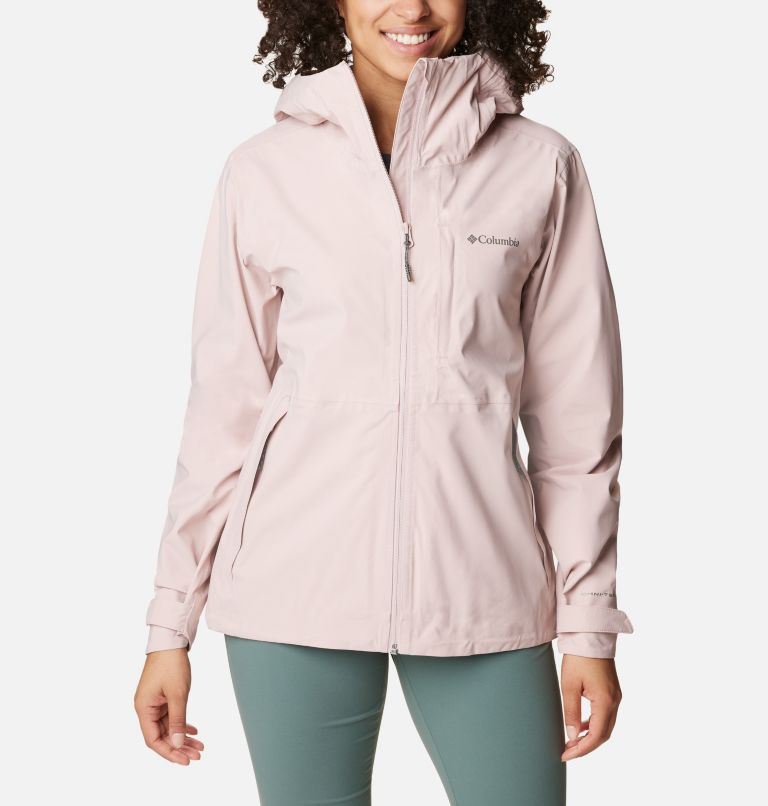 Women’s Ampli-Dry Waterproof Shell Walking Jacket, Color: Dusty Pink, image 1