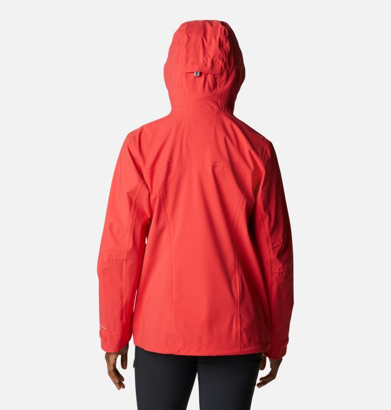 Women’s Ampli-Dry Waterproof Shell Jacket, Color: Red Hibiscus, image 2