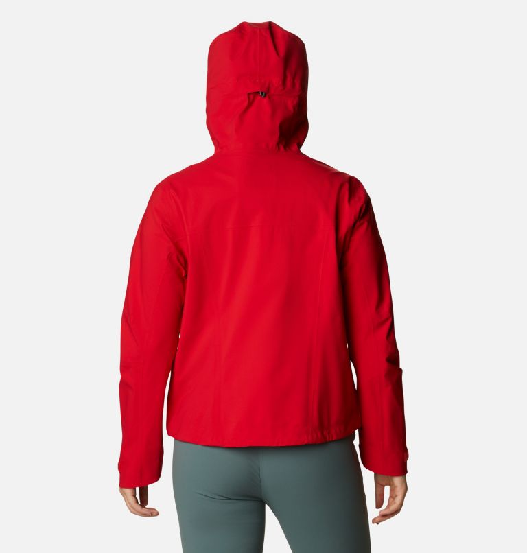 Women’s Ampli-Dry Waterproof Shell Walking Jacket - 2023 COLLECTION, Color: Bright Red, image 2