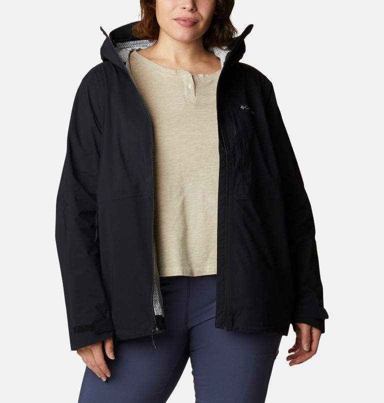 Manteau imperméable Omni-Tech Ampli-Dry pour femme - Grandes tailles, Color: Black, image 9