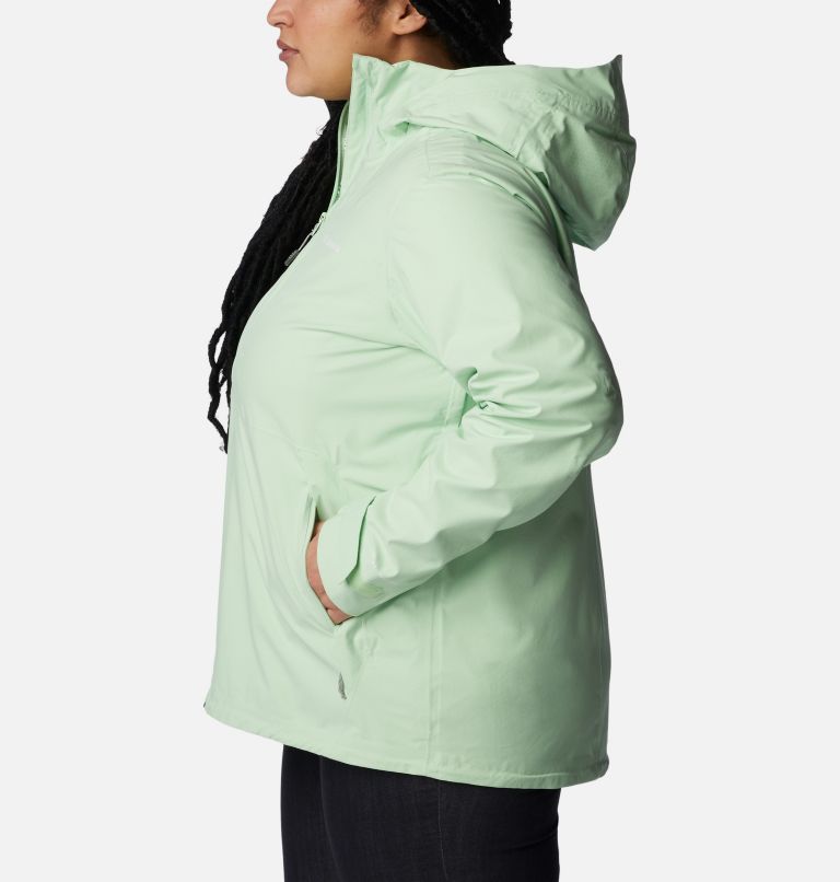 Thumbnail: Women's Omni-Tech Ampli-Dry Shell Jacket - Plus Size, Color: Key West, image 3