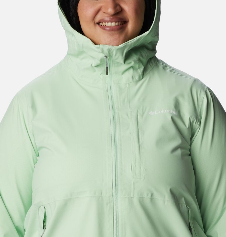 Women's Omni-Tech Ampli-Dry Shell Jacket - Plus Size, Color: Key West, image 4