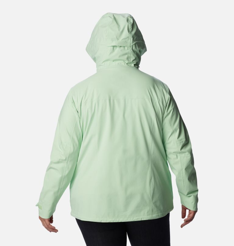 Thumbnail: Women's Omni-Tech Ampli-Dry Shell Jacket - Plus Size, Color: Key West, image 2
