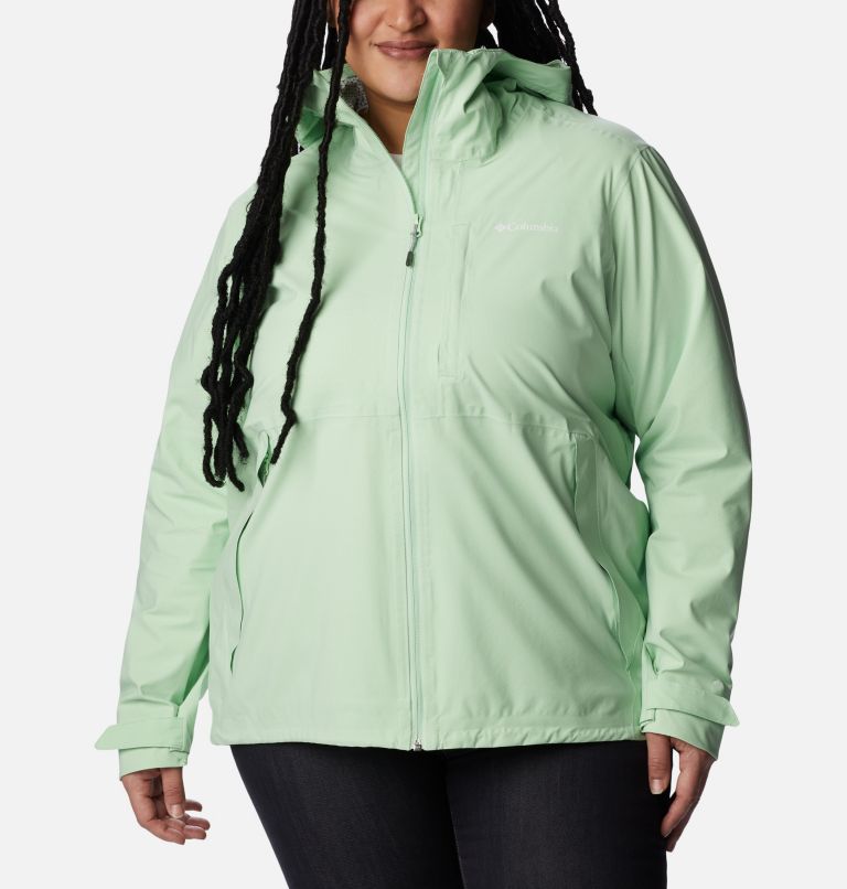 Women's Omni-Tech Ampli-Dry Shell Jacket - Plus Size, Color: Key West, image 1