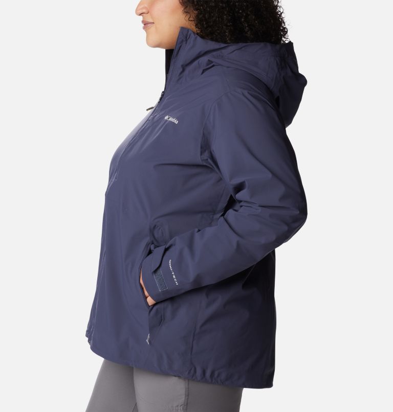 Women's Omni-Tech Ampli-Dry Shell Jacket - Plus Size, Color: Nocturnal, image 3