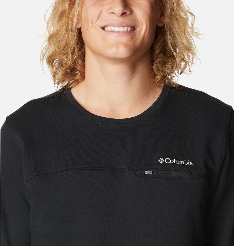 Sudadera estampada en relieve Lodge para hombre, Color: Black, image 4