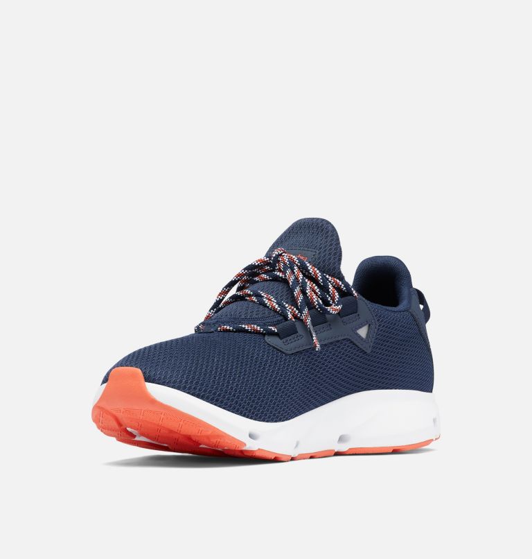 Men's Columbia Vent Aero Shoe, Color: Collegiate Navy, Red Quartz, image 6