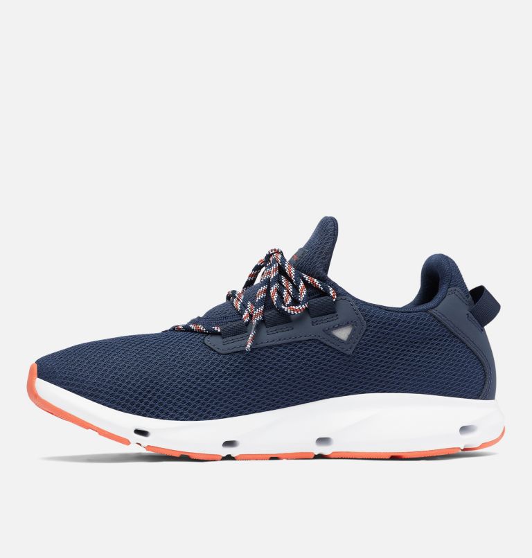 Men's Columbia Vent Aero Shoe, Color: Collegiate Navy, Red Quartz, image 5