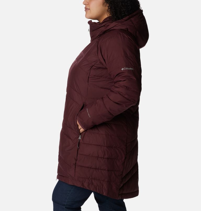 Thumbnail: Women's Crown Point Jacket - Plus Size, Color: Malbec, image 3