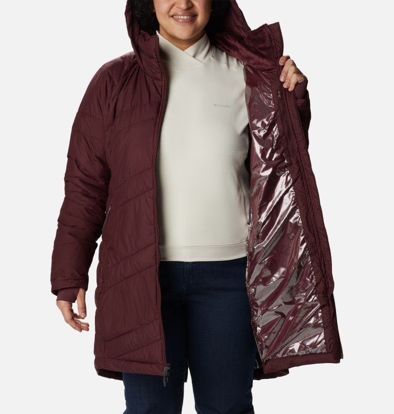 Thumbnail: Women's Crown Point Jacket - Plus Size, Color: Malbec, image 5