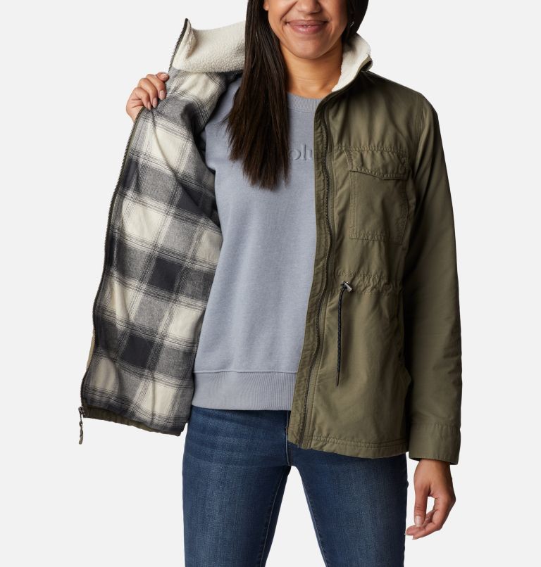 Thumbnail: Women's Tanner Ranch Lined Jacket, Color: Stone Green, image 5
