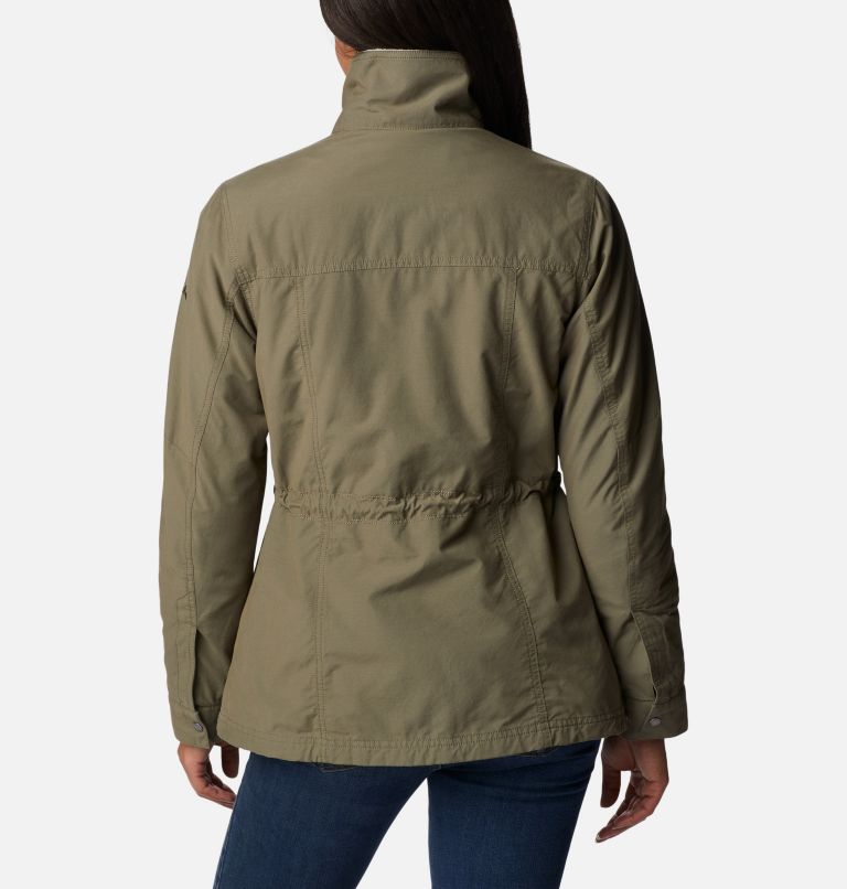 Women's Tanner Ranch Lined Jacket, Color: Stone Green, image 2