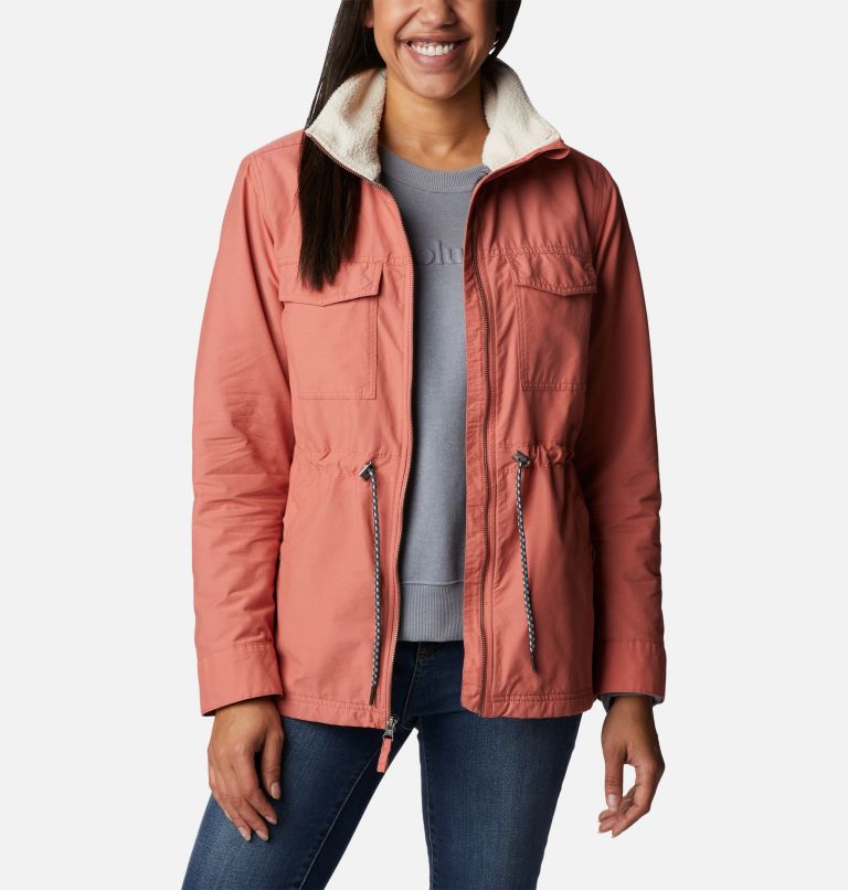 Women's Tanner Ranch Lined Jacket, Color: Dark Coral, image 6