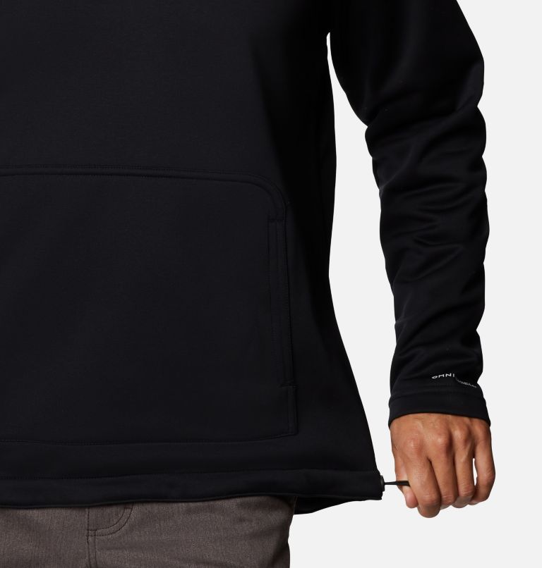 M Out-Shield Dry Fleece Hoodie | 010 | L, Color: Black, image 5