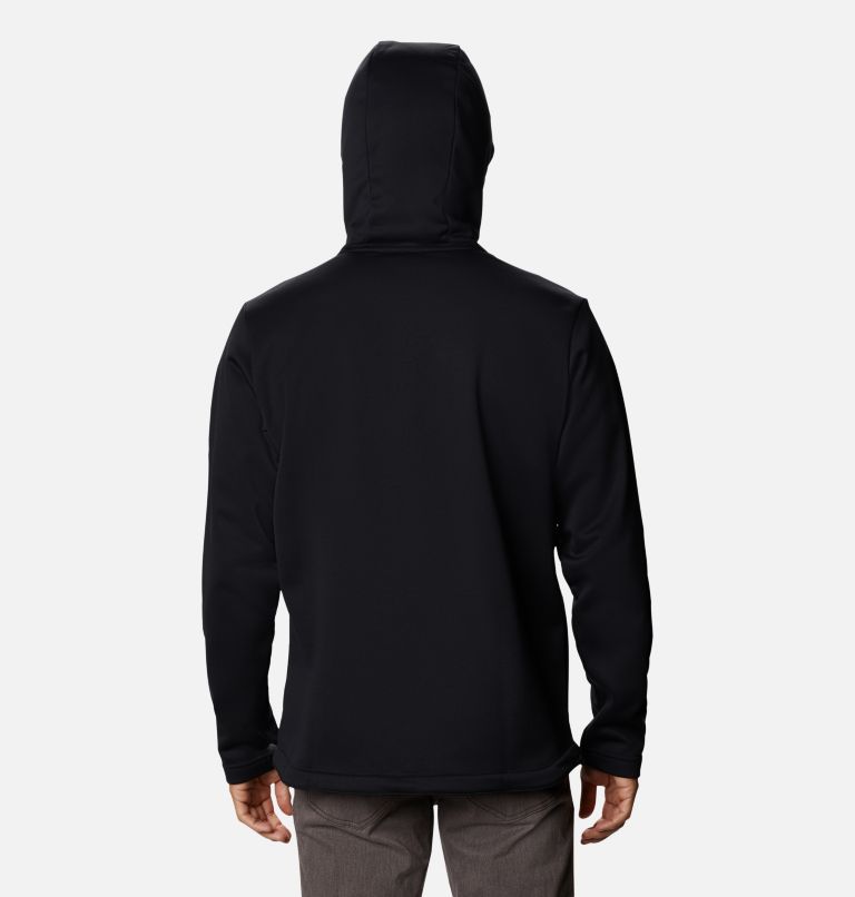M Out-Shield Dry Fleece Hoodie | 010 | L, Color: Black, image 2