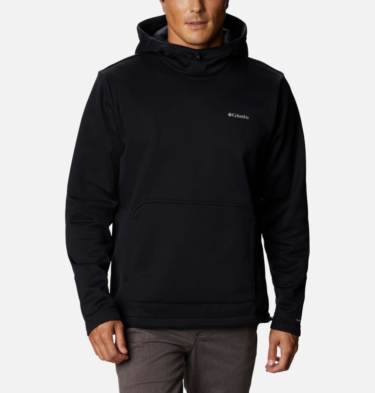 M Out-Shield Dry Fleece Hoodie | 010 | L, Color: Black, image 1