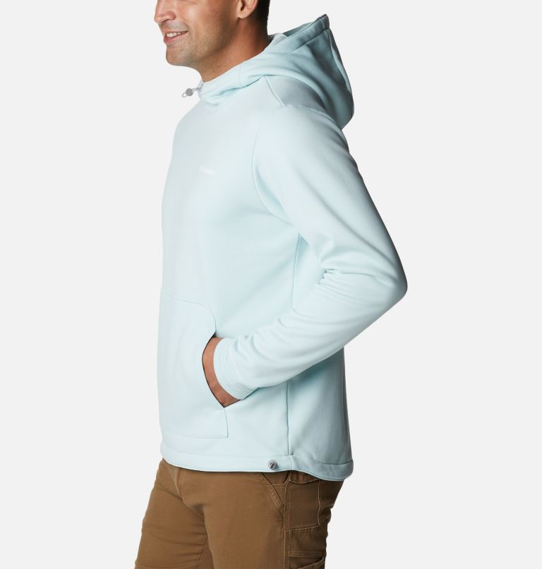 Men's Out-Shield Dry Fleece Hoodie, Color: Icy Morn