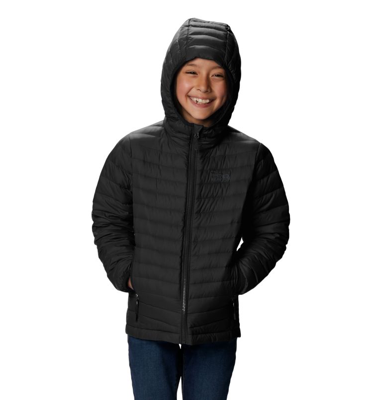 Thumbnail: Youth Glen Alpine Youth Down Hoody, Color: Black, image 6